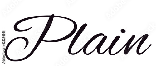 Plain - black color - ideal for websites, e-mail, presentations, advertising, labels, stickers, postcards, tickets, logos, engravings, slides, tags, books, printable

