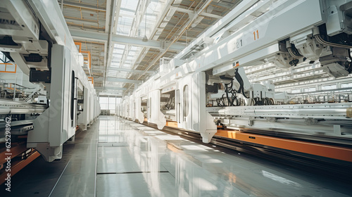 factory workshop interior and machines © PaulShlykov