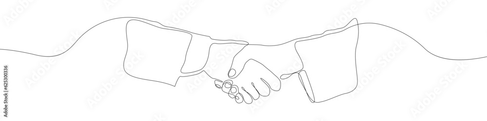 Handshake icon line continuous drawing vector. One line Handshake icon vector background. Greeting with hands icon. Continuous outline of a hands icon. Handshake icon line continuous drawing vector. One line Handshake icon vector background. Greeting with hands icon. Continuous outline of a hands icon.