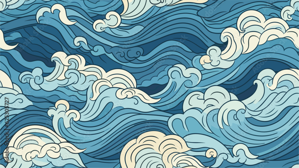 Surf's Up! Explore Mesmerizing Wave Seamless Patterns for Your Next Project Surf's Up! Explore Mesmerizing Wave Seamless Patterns for Your Next Project
