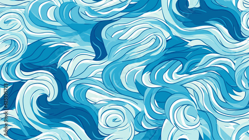 Elegant Ebb and Flow  Discover Wave Seamless Patterns to Elevate Your Designs