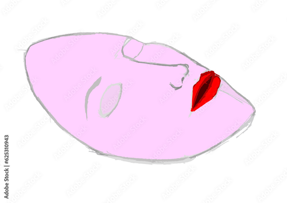 Woman Female Face Sleeping Mask