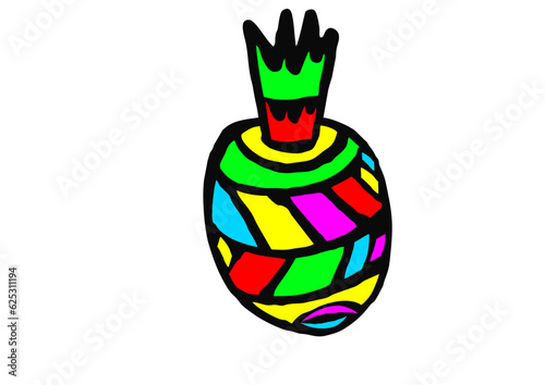 egg colorful abstract logo vector funny children 