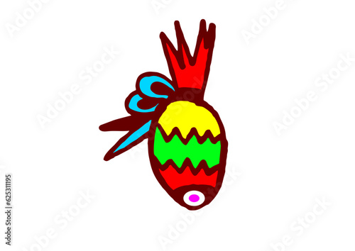 egg colorful abstract logo vector funny children 