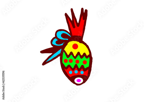 egg colorful abstract logo vector funny children 