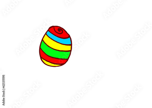 egg colorful abstract logo vector funny children 