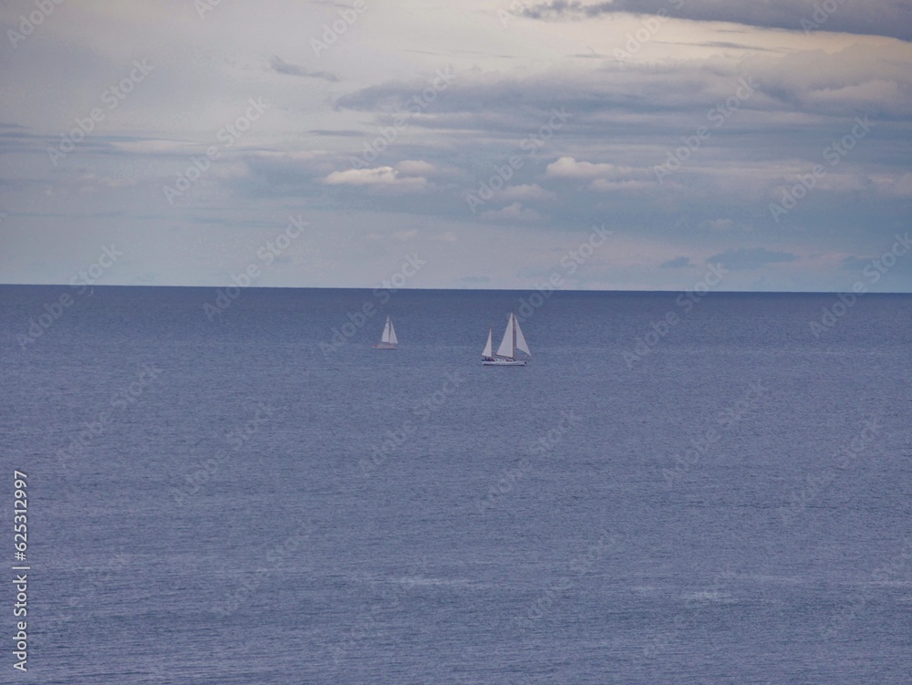Segelboote auf der Ostsee vor Rügen