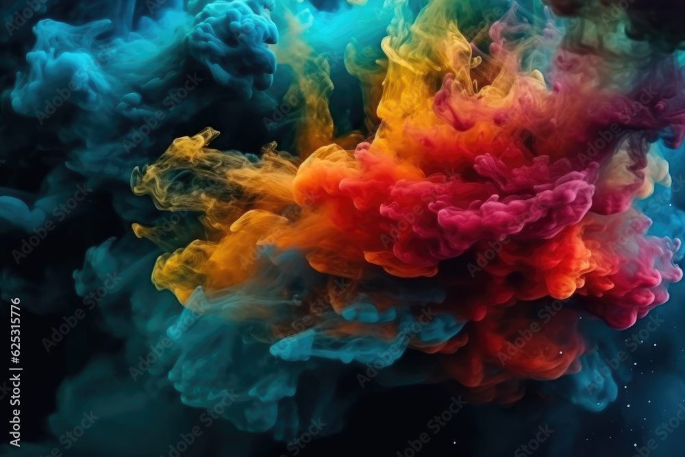 Fototapeta premium Colorful space galaxy cloud nebula. Stary night cosmos. Universe science astronomy. Supernova background wallpaper