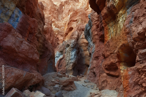 Detail  The Coloured Canyon  near Nuweiba  Sinai  Egypt