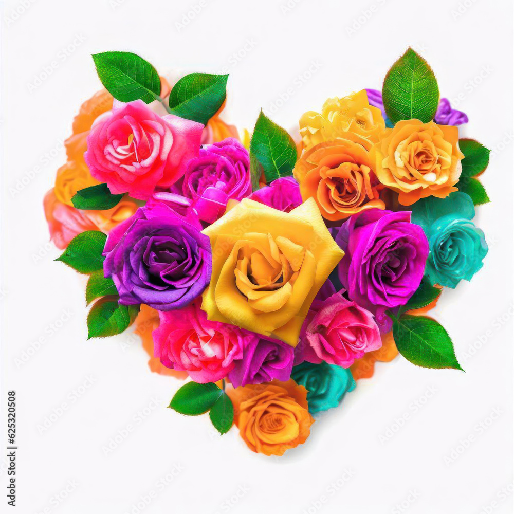 Obraz premium Radiant Petals Enchantment,Generative AI