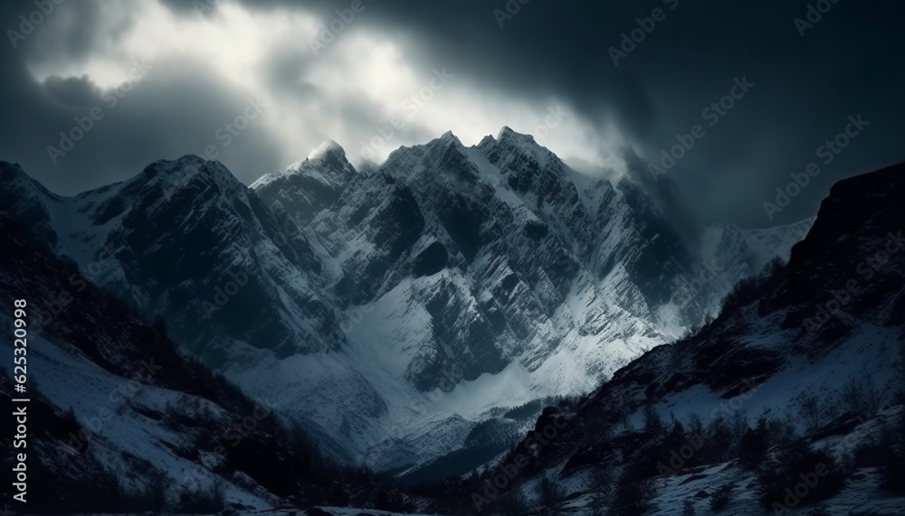 Travel to majestic mountain ranges for extreme terrain exploration generated by AI Travel to majestic mountain ranges for extreme terrain exploration generated by AI