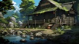 A climatic place with survival theme game art
