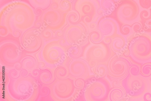 Pink decorative background, spiral pattern, various shades of pink. Use for promotion of cosmetics, St. Valentine's Day, etc.
