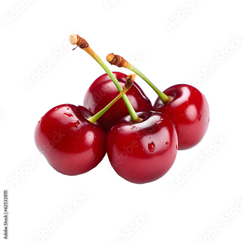 Obraz na płótnie cherries clipart, transparent background