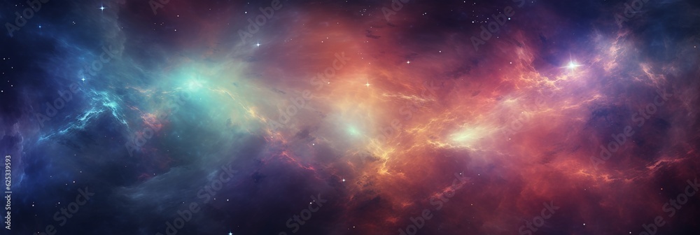 Fototapeta premium Abstract colorful space galaxy cloud nebula. Universe science astronomy. Supernova background wallpaper