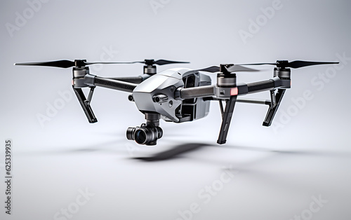 Remote Aerial Drone on a White Background