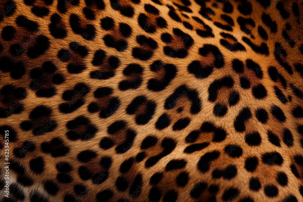 Leopard back. Background with selective focus and copy space Leopard back. Background with selective focus and copy space