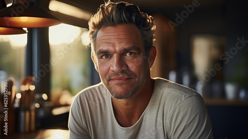 attractive casual man, gene...