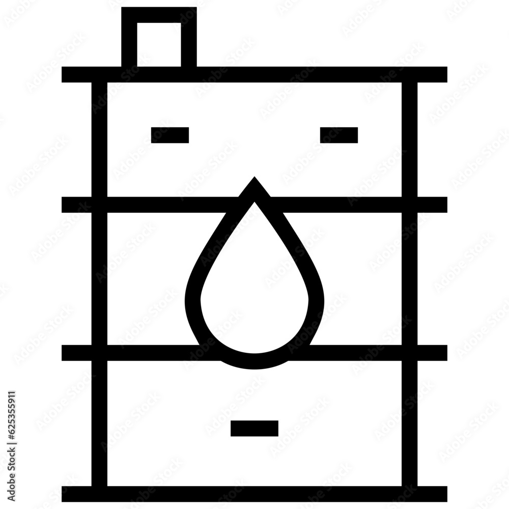 tool case icon icon. A single symbol with an outline style