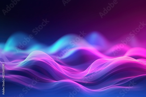 abstract futuristic background with pink blue glowing neon moving high speed wave lines and bokeh lights. Data transfer concept Fantastic wallpaper