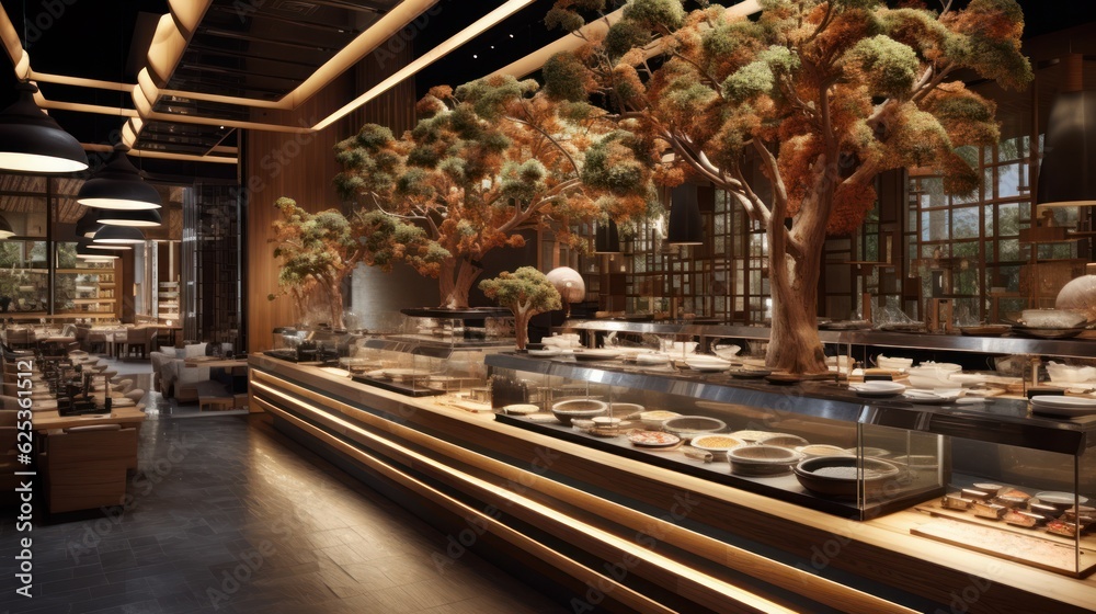 Buffet restaurant design ideas Stock Photo Adobe Stock