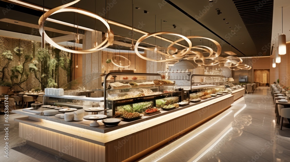 Buffet restaurant design ideas
