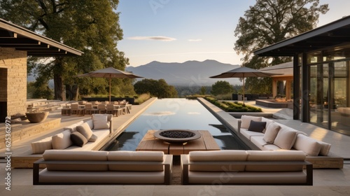 Luxurious villa in the heart of Napa Valley, California © Damian Sobczyk