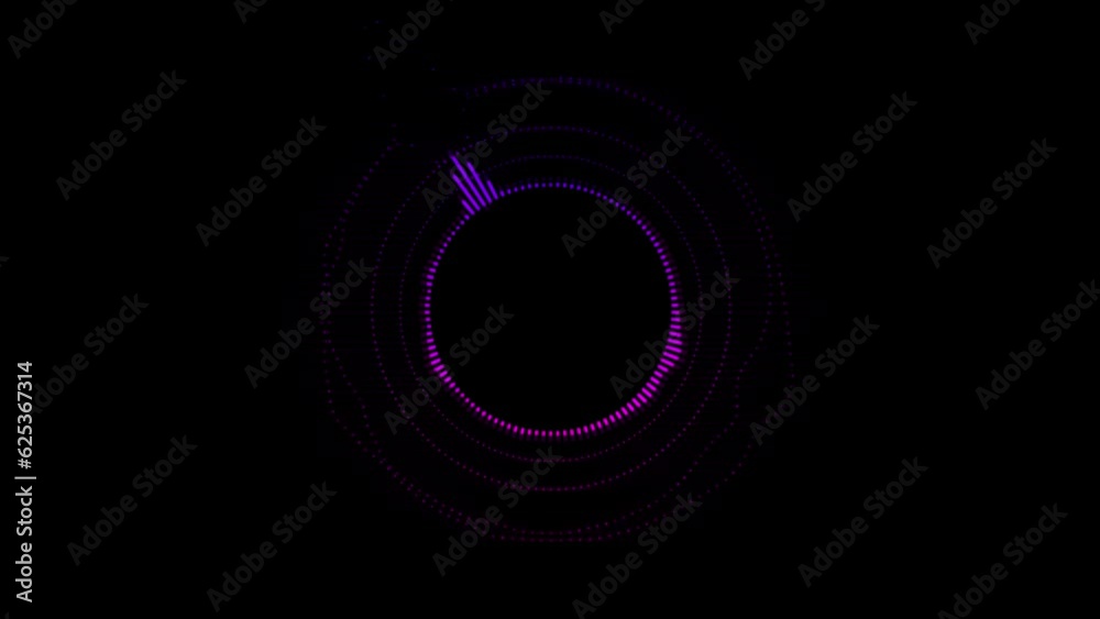 4K Multi-colored patterns Audio wave visualization voice record, artificial intelligence, waveform equalizer. Music sound wave. digital audio spectrum sound wave effect. equalizer, audio visualization