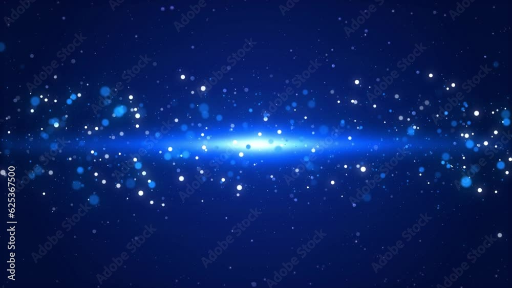 Abstract digital particle wave and light background Animation. cyber or ...