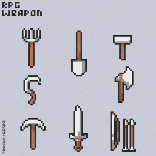 this is rpg equipment icon in pixel art with simple color and purple background this item good for presentations,stickers, icons, t shirt design,game asset,logo and your project.