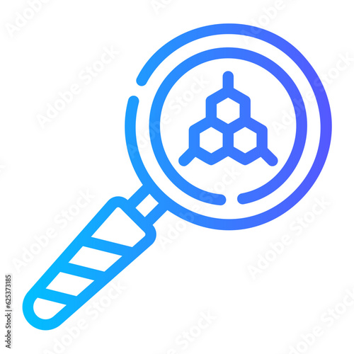 loupe Line Gradient Icon