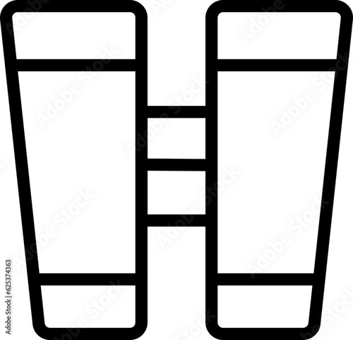 Binoculars outline icon
