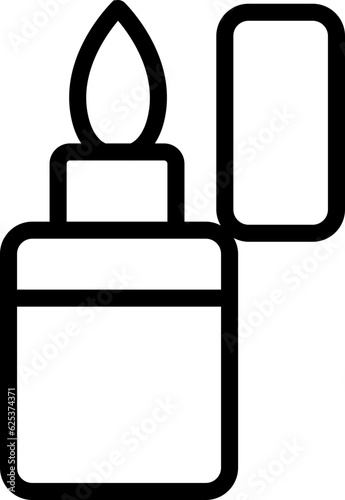 Lighter outline icon