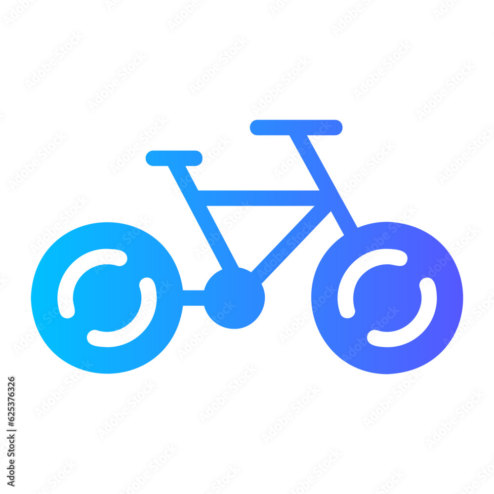 bicycle gradient icon bicycle gradient icon