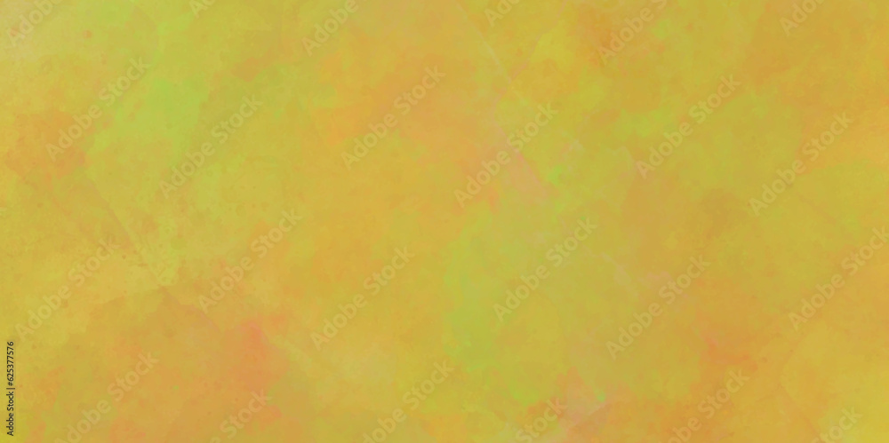 abstract yellow background with watercolor splashes. Abstract seamless yellow watercolor texture background. yellow sky and watercolor background with abstract cloudy sky concept.