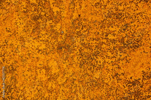 floor of the old steel plate flap rusted orange. for the background
