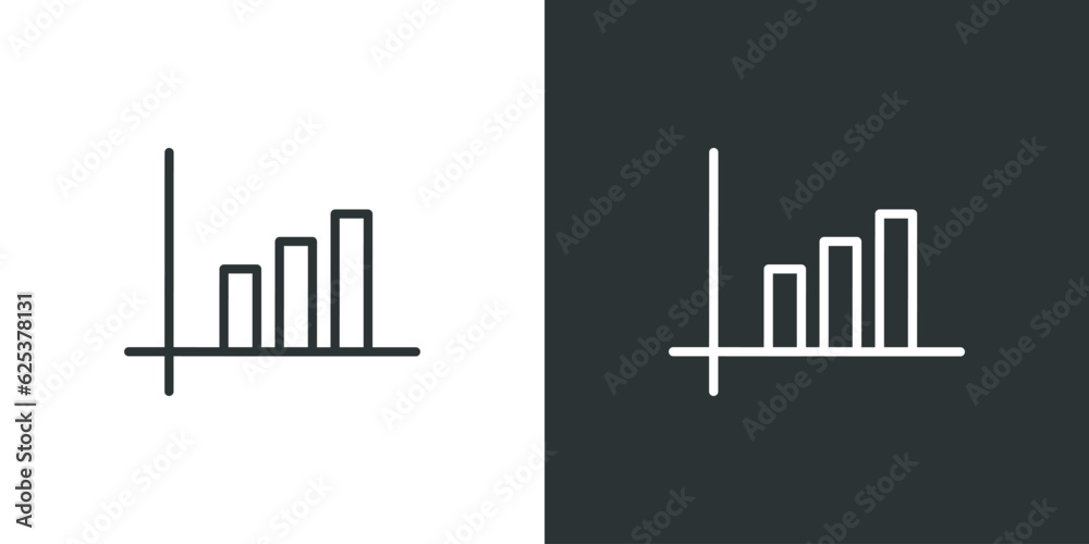 Obraz premium Bar chart icon