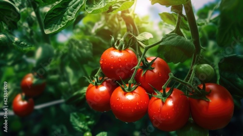 tomatoes on vine