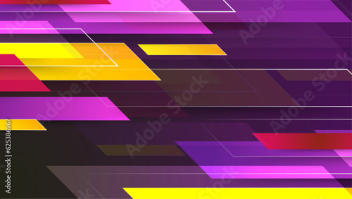 Minimal geometric colorful geometric shapes background abstract design. Vector illustration abstract graphic design presentation background web template.