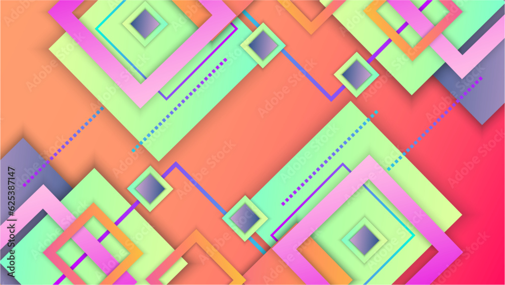 Vector abstract graphic presentation design banner pattern wallpaper background web template.