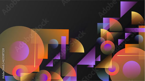 Abstract colorful background with modern trendy fresh color for presentation design, flyer, social media cover, web banner, tech banner