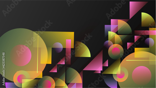 Abstract colorful background with modern trendy fresh color for presentation design, flyer, social media cover, web banner, tech banner