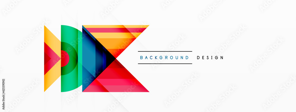 Visually captivating background design showcasing dynamic geometric lines, triangles, and squares. This composition blends precision and movement, creating an engaging graphic with a modern aesthetic