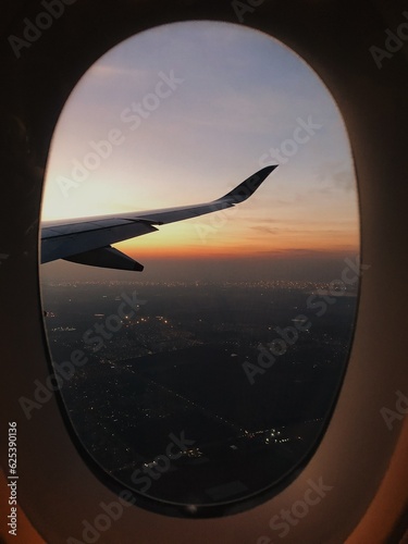 Sunrise landing at Johannesburg airport, South Africa, Processed with VSCO with a6 preset photo