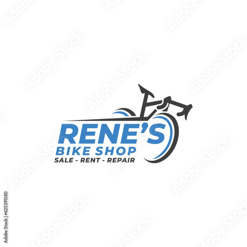 Simple Bike Shop Logo Design 3