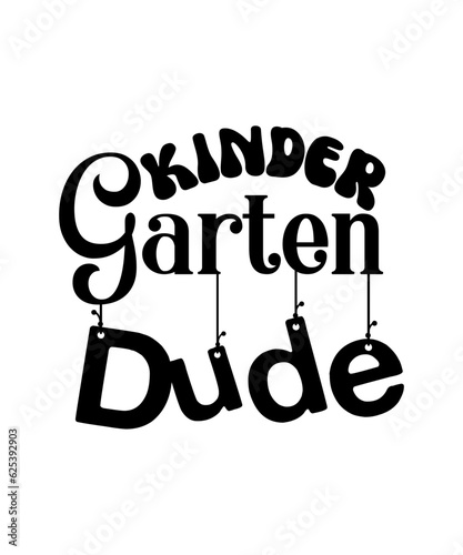 Kinder Garten Dude svg