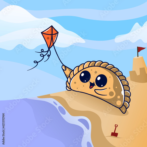 kitesurfing pastels