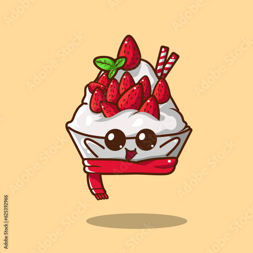 strawberry ice cream