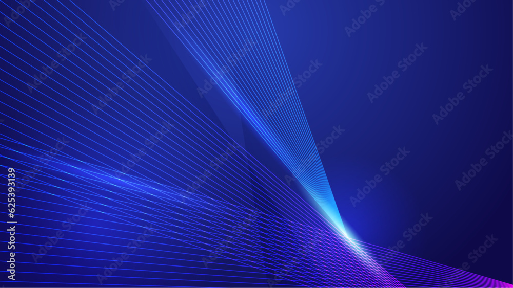 Obraz premium Dark blue modern business abstract background. Vector illustration design for presentation, banner