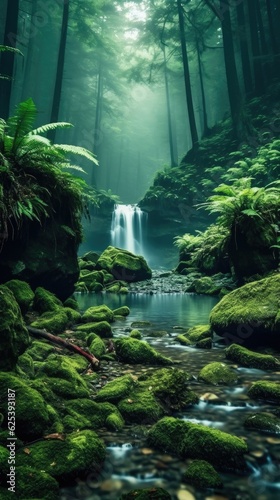 waterfall in the forest